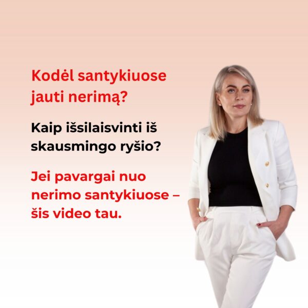 Kodėl santykiuose jauti nerimą? Kaip išsilaisvinti iš skausmingo ryšio?